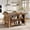 Rustic Brown, variant on Tribesigns 55" Kitchen Island with Storage, Farmhouse Stationary Island Table Counter Height Bar Table,Rustic Brown