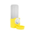 thumbnail image 1 of Cuenco colgante para perros y gatos con botella de agua extraíble para perrera, jaula para gatos, gallinero fácilmente Amarillo Yuyangstore Comedero para gatos, 1 of 8