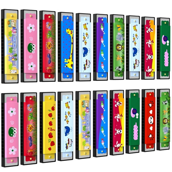 Armónica Wholelovein, 20 unidades, para regalo de fiesta de cumpleaños infantil