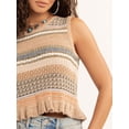 thumbnail image 3 of Jessica Simpson Women's Reya Textured Peplum Hem Top, Sizes XS-XL, 3 of 5