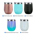 thumbnail image 2 of Labymos 12oz Thermal Cup with Lid Travel Mug Insulated Coffee Cup Reusable Flask Coffee Cup Beer Mug Stainless Steel Drinking Cup for Home Office School Works Camping Cycling, 2 of 8
