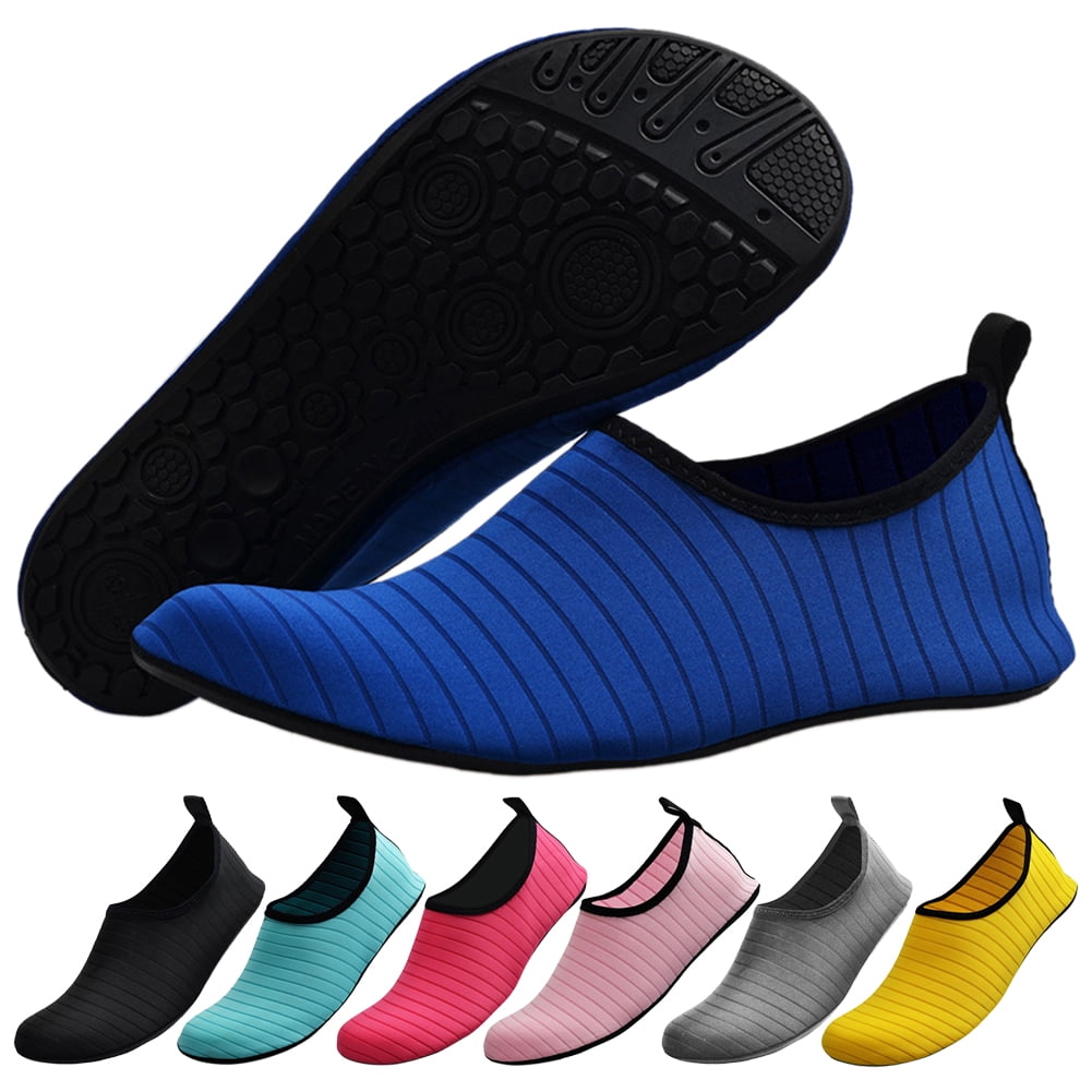 Details about   Mens Womens Water Shoes Aqua Socks Beach Swim Wetsuit Shoes Non Slip UK Size 
