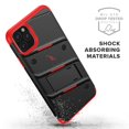 thumbnail image 2 of Funda Zizo  Bolt para iPhone 11 Pro Negro / Rojo Uso Rudo con Clip y Mica, 2 of 5