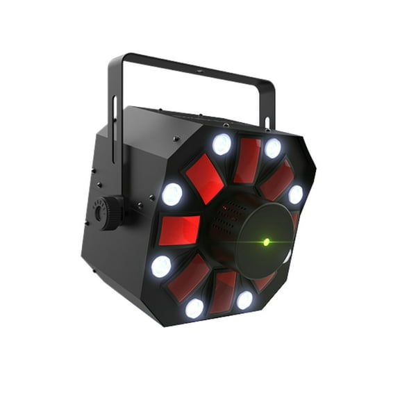 Chauvet Indoor Hanging RGBAW Color Mixing LED Derby/Laser/Strobe Light
