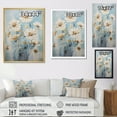 thumbnail image 4 of Designart "Natural Blue Symphony Of Zinnias II" Zinnias Canvas Wall Art, 4 of 7