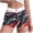 Red#6, variant on Womens Patriotic American Flag Printed Sleep Shorts High Waisted Contrast Trim Button Fly Pajamas Shorts
