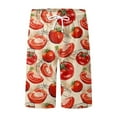 thumbnail image 5 of IROINNID Men's And Big Men's Casual Hawaiian Style Elastic Waist Printed Loose Beach Shorts, 5 of 5