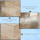 thumbnail image 2 of Paquete de 2 Organizadores de Maquillaje para Baño, Organizadores de Baño Transparentes para Montaje en Pared con 3 Compartimentos, Estantes Flotantes, 2 of 5