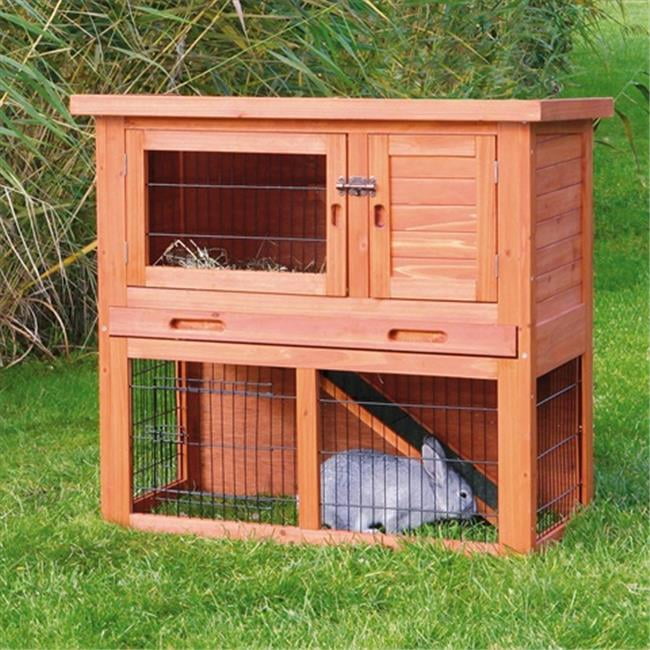 Rabbit Hutch With Sloped Roof, Small - Walmart.com ...