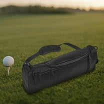 Minkissy Black Oxford Cloth Golf Cooler Bag Portable Insulated Beer and Beverage Cooler Tote