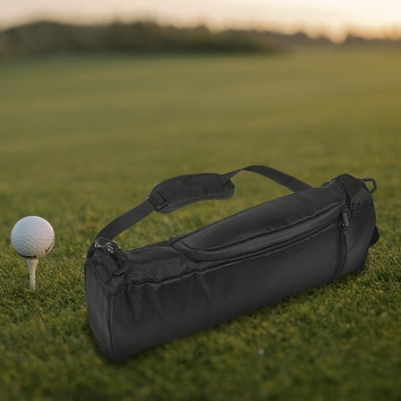 Minkissy Black Oxford Cloth Golf Cooler Bag Portable Insulated Beer and Beverage Cooler Tote