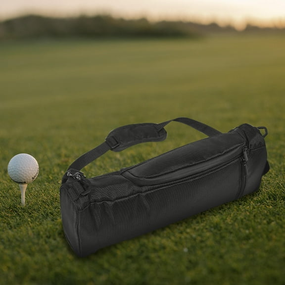 Minkissy Black Oxford Cloth Golf Cooler Bag Portable Insulated Beer and Beverage Cooler Tote