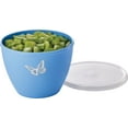 thumbnail image 6 of Dolly Parton Plastic Mixing Bowls with Air-Tight Lids, Set of 4, Blue, 6 of 10