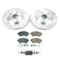 thumbnail image 3 of PowerStop Front Z23 Evolution Sport Carbon-Fiber Ceramic Brake Pad and Drilled & Slotted Rotor Kit Fits: TOYOTA Select Models K8920, 3 of 10