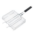 thumbnail image 1 of BBQ Stainless Steel Grill Net Removable Grill Net Folding Grill Rack Square Grill Vegetable Grill Fish Net Neutral, 1 of 4