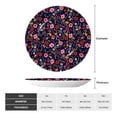 thumbnail image 2 of Kdxio Dancing Skeletons Floral Garden Bone China Decorative Plate Ceramic Decorative Plate for Home Office Wall Stand Decorative Plates for Home Bedroom-10in, 2 of 6