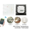 thumbnail image 3 of Termostato De Calefacción De Caldera Inteligente WiFi, 5 + 1 + 1 Día, 6 Marcos De Tiempo, Control Por Aplicación De Voz Programable, AC95-240V BHT-006GCLW, 3 of 7