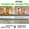thumbnail image 2 of Season Time Brass Hose Connector Kit, Quick Connect, 3/4 Inch GHT (2 Pack), 2 of 9