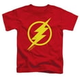 thumbnail image 2 of Justice League Movie Flash Solid Color Kids T Shirt (3) for Youth Toddler Boys and Girls, Red, 2 of 5