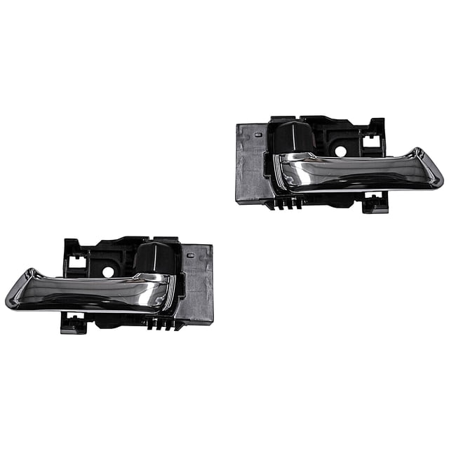 Par de Manijas Puerta Interior Chevrolet Colorado 2004 A 2012 Generica Plástico Cromado