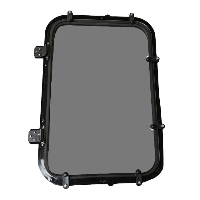 Ventana con Cristal Ahumado Phantom para Camuflaje de Caza 27x50 cm
