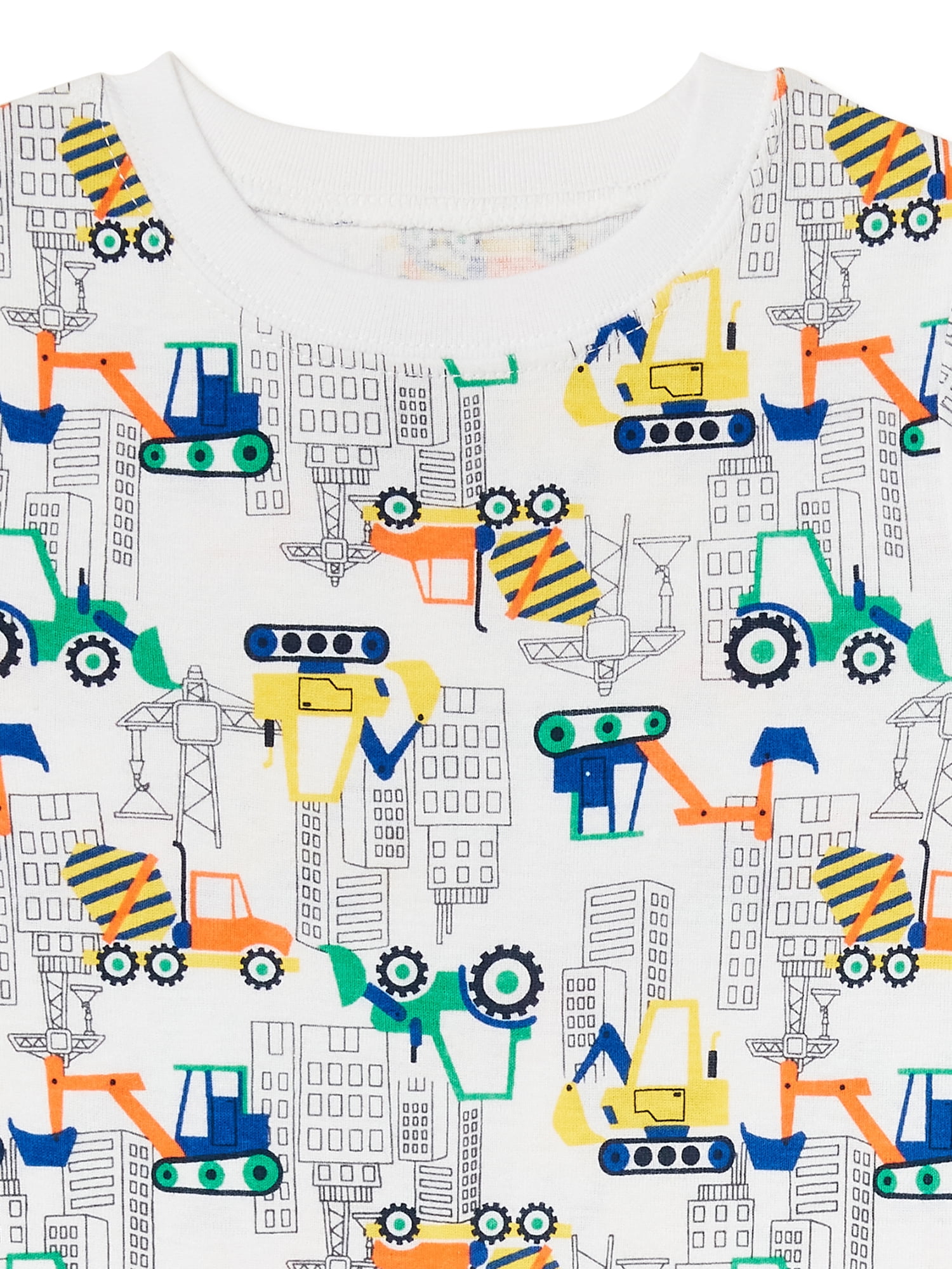 Wonder Nation Baby and Toddler Boy Snug-Fit Cotton Pajama Sets, 6-Piece, Sizes 12M-5T