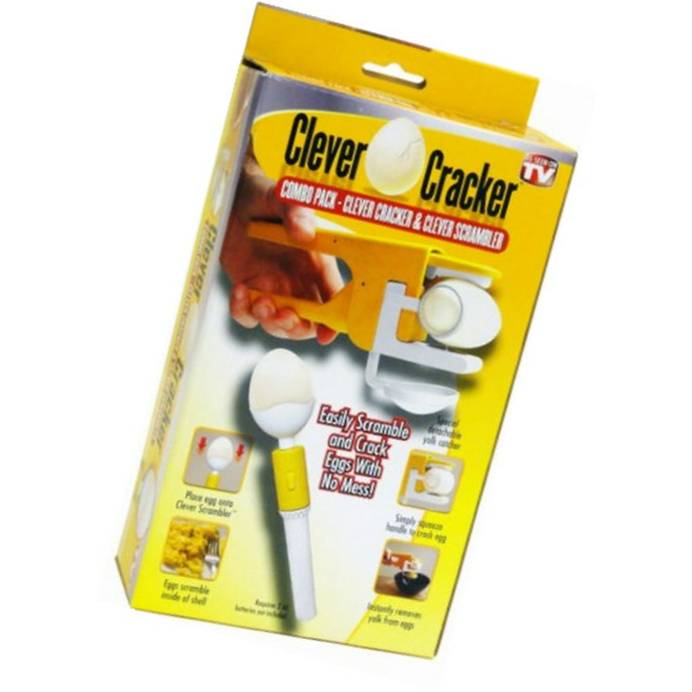 As Seen On TV Clever Egg Cracker & Scrambler (24 Units