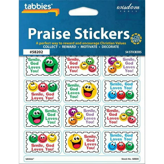 Tabbies Praise Stickers: Smiley Children's Praise Stickers (Other)