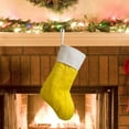 thumbnail image 5 of HongHeng 1Pc Plush Decorative Stocking, 11-inches Tall, Christmas Decorations, 5 of 8