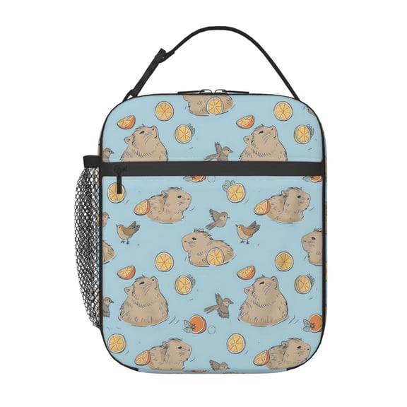 Capybara Lunch Bag Portable Thermal Lunch Box for Men and Women