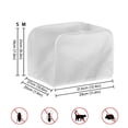 thumbnail image 7 of Yuyamidu Bat Spider Web 2 Slice Toaster Cover Stain Resistant Bread Maker Dust Cover Wide Slot Kitchen Small Appliance Protective Cover Anti Fingerprint Halloween Decor, 7 of 7