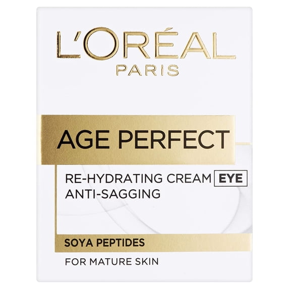 L'Oreal Age Perfect Re-Hydrating Cream, for Mature Skin, Eye, 15 ml (0.5 oz)