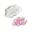 thumbnail image 4 of Cheers Happy Birthday DIY Silicone Mold Fondant Cake Chocolate Decorating Baking Tool, 4 of 6