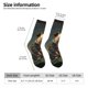 thumbnail image 2 of Fotbe Lotus Leaf Starry Sky Guinea Pig Calcetas Largas con Estampado para Hombre y Mujer – Calcetas de Compresión Transpirables y Elásticas, Viajar y Uso Diario Talla 5-11, 2 of 6