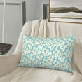 thumbnail image 5 of Sikiie Daisy Floral A Print Plush Pillow Cover, Wrinkle-proof and Stain-resistant Pillow Protector without Pillow Core, Home Decoration-16"x24", 5 of 6