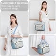 thumbnail image 6 of Watercolor Flower Pattern Lunch Bag - Large Insulated & Leakproof Tote for Women/Men, Multi-Pocket Thermal Design, 6 of 6