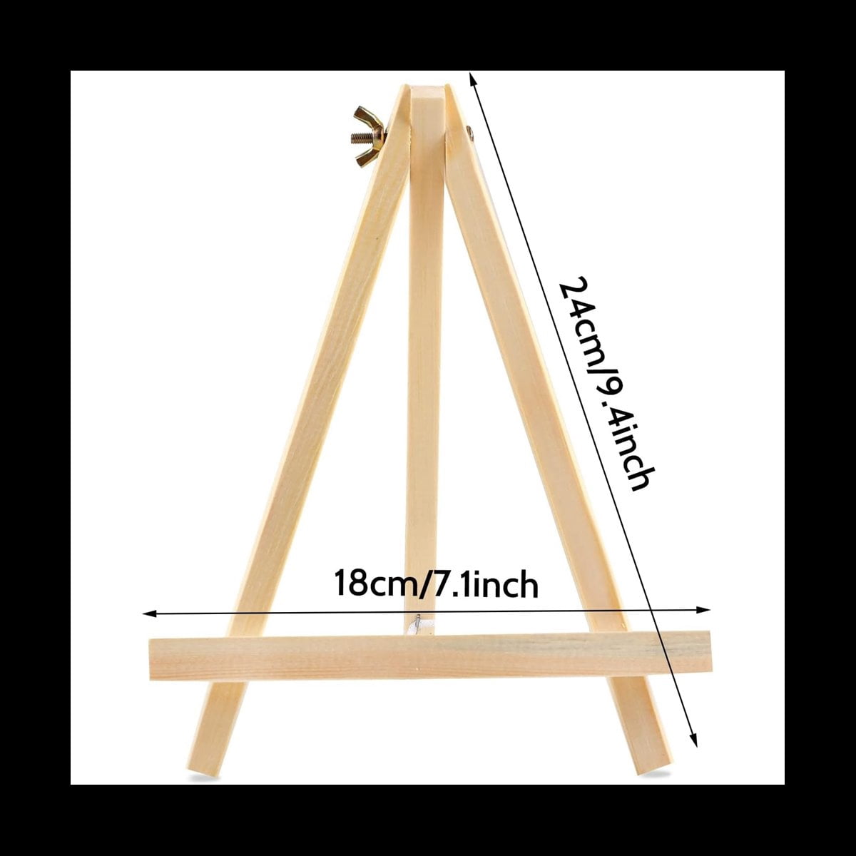 12PCS Wood Easels, Tabletop Easels, Art Craft Painting Easel Stand for Artist Adults Students