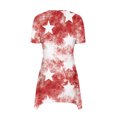 thumbnail image 4 of Birdeem Mode Femmes Été T-Shirt Imprimé Ample Col Rond Manches Courtes Blouse Décontractée, 4 of 5