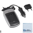 thumbnail image 1 of Battery Charger for Sony NP-BK1 Battery + eCostConnection Microfiber Cloth, 1 of 3