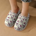 thumbnail image 7 of Kids Slippers Hello Kitty House Slippers Warm Soft Plush Slipper Anti-Slip Winter Fluffy House Shoes for Boys Girls, 7 of 7