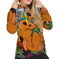 thumbnail image 2 of Saiise Scooby-Doo K Women's Hoodies Long Sleeve Sweatshirts Drawstring Pullover Tops with Pocket Casual Loose-Small, 2 of 6