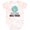 Tie Dye Pink, variant on Inktastic Future World Traveler Cute Vacation Boys or Girls Baby Bodysuit