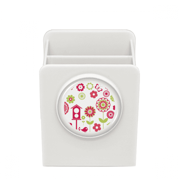 Many Flowers Joint Art Deco Fashion Desk Pencil Holder Cup Pen Organizer