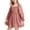 Red, variant on Auroural Girls Long Sleeve Dresses Kids Girls Summer Cute Solid Color Long Sleeve A Line Dress Pleated And Ruffle Sleeve
