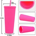 thumbnail image 2 of Casewin Studded Tumbler 710ml Matte Orange Red, 2 of 7