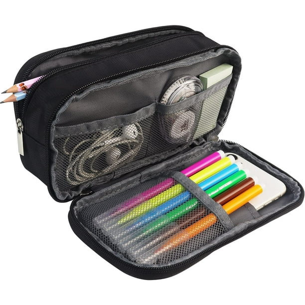 Grande capacité Étui à crayons Grande Pochette Crayon Papeterie Stylo Sac  pour adolescentes