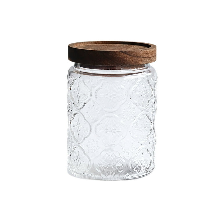 Glass Jar with Lid,Glass Storage Containers,Clear Glass Jars with