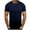 Navy, variant on Elvqul Casual Tee Shirts for Men Short Sleeve Workout T-Shirts Blue Elastic Pullover Sports Under $10 Print Crew Neck Mens Shirts