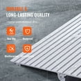 thumbnail image 5 of Adjustable 2" Silver Aluminum Threshold Ramp, Heavy Duty 800 lbs Capacity Ramp for Wheelchairs, Scooters, and Walkers, Non-Slip Design for Doorways, 5 of 10