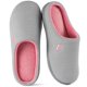 thumbnail image 1 of Pantufla RockDove 25-26 cm Gris/Rosa con espuma viscoelástica, 1 of 6